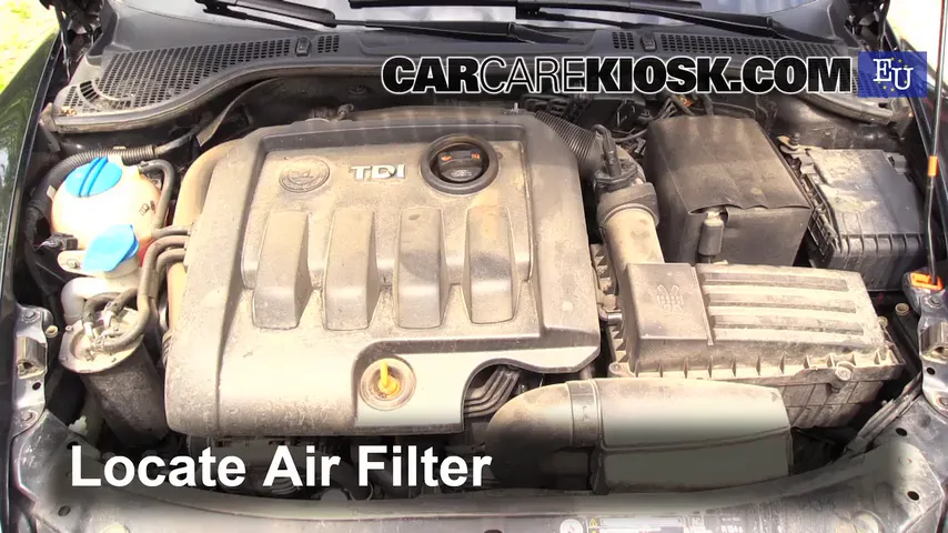 2011 Skoda Octavia TDI CR 2.0L 4 Cyl. Turbo Diesel Air Filter (Engine)